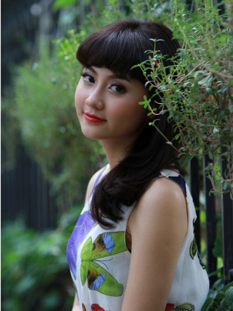 Lê Thu Trang đang là một trong những gương mặt triển vọng nhất tại cuộc thi Facelook 2012
